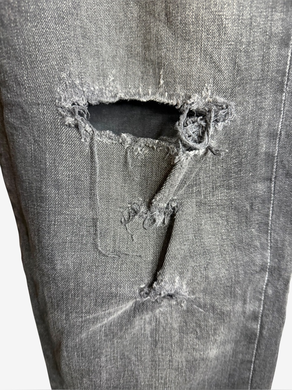 Agolde Men’s Distressed Black Jeans 34x28 - Picture 4 of 9